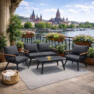 פינת ישיבה אוסטריה אפור